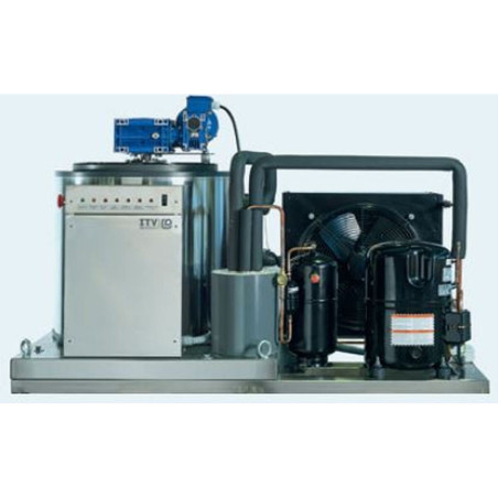 Machine à écailles - SCALA - 1000kg/24H - Refroidissement AIR - Glace 1,5-2,2mm - Monobloc - Compresseur 4cv