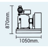 Machine à écailles SCALA SPLIT - 1000kg/24H - Refroidissement AIR - Glace écailles 1,5-2,2mm - Sans carrosserie