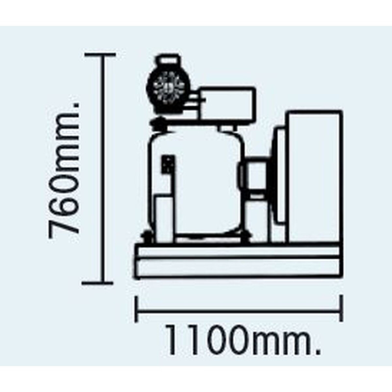 Machine à écailles SCALA SPLIT - 400kg/24H - Refroidissement AIR - Glace écailles 1,5-2,2mm - Gaz CO² écologique