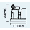 Machine à écailles SCALA SPLIT - 400kg/24H - Refroidissement AIR - Glace écailles 1,5-2,2mm - Gaz CO² écologique