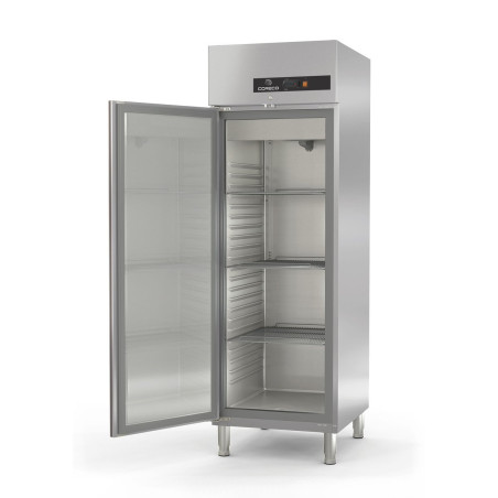 Armoire GN2/1 Basic - Température -20°/-15°C - 645L - 1 porte - LED - 3 clayettes GN2/1 - Isolation 60mm