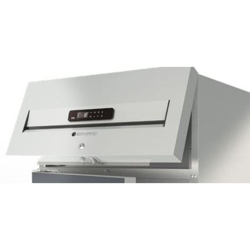 Armoire GN2/1 Classic - T°-2°/+8°C - 645l - 1 porte vitrée - Inox AISI-304 - LED - Serrure - 3 clayettes GN2/1