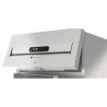 Armoire GN2/1 Classic - T°-2°/+8°C - 645l - 1 porte vitrée - Inox AISI-304 - LED - Serrure - 3 clayettes GN2/1