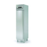 Armoire GN1/1 - Temp. positive - 303L - 1 porte pleine - Inox - Thermostat digital - LED - Serrure - 3 clayettes