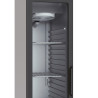 Armoire GN1/1 - Temp. positive - 303L - 1 porte pleine - Inox - Thermostat digital - LED - Serrure - 3 clayettes