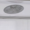 Armoire intérieure ABS GN2/1 - Température -2°/+8°C - 495L - 1 porte pleine - Extérieur inox - Alarme température