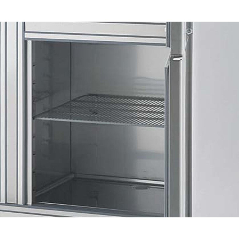 Armoire GN2/1 bi-température - Positif -2°/+8°C - Négatif -15°/-20°C - 280+280L - LED - Serrure - 2 portillons