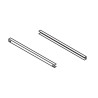 Jeu de glissières en U inox - L 660mm - Pour armoires GN2/1 à crémaillères