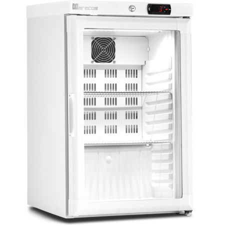 Mini armoire vitrée - Température +1/+8°C - 52L - Porte réversible - Thermostat digital - LED - Serrure - 230V