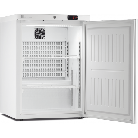 Mini armoire porte pleine - température positive (+1/+8°C) - Extérieur blanc - Volume : 122L