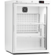 Mini armoire porte vitrée - température positive (+1/+8°C) - Extérieur blanc - Volume : 122L