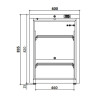 Mini armoire vitrée - Température +1/+8°C - 122L - Porte réversible - Thermostat digital - LED - Serrure - 230V