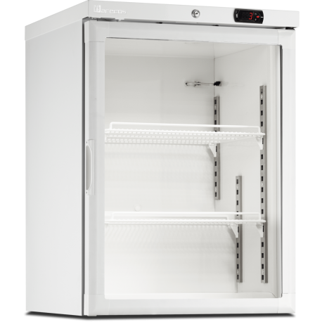 Mini armoire porte vitrée - température négative (-22/-18°C) - Extérieur blanc - Volume : 115L