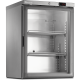 Mini armoire porte vitrée - température négative (-22/-18°C) - Extérieur inox - Volume : 115L,