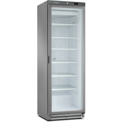 Armoire Série 430 Négative 1 porte - Extérieur Inox - Porte vitrée