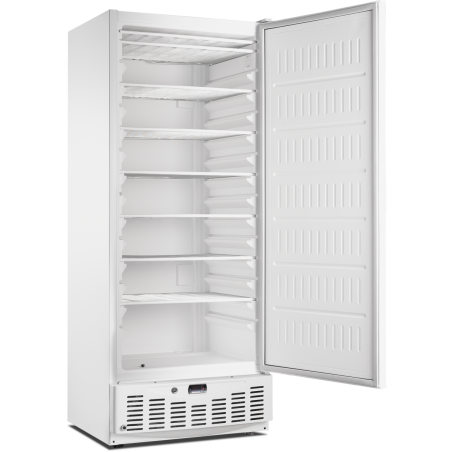 Armoire réfrigérée - Température -18/-22°C - Porte pleine - GN2/1 - Isolation 60mm - Froid statique - 7 paniers