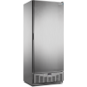 Armoire réfrigérée GN2/1 - T°+1/+8°C - Porte pleine - Froid ventilé - Dégivrage auto - 4 étagères amovibles