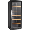 Armoire à vin mono-température - Gamme service - Skinplate noir - Froid ventilé - Porte verre réversible - LED