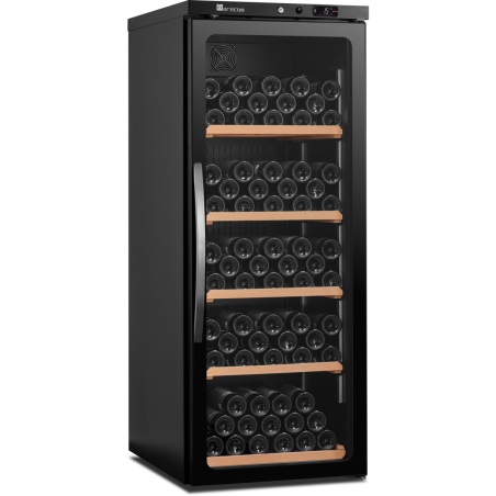 Armoire à vin mono-température - Gamme Exclusive - Porte verre anti-UV - 101 bouteilles - 160W