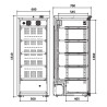 Armoire à vin mono-température - Gamme Exclusive - Porte verre anti-UV - 101 bouteilles - 160W