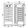 Armoire à vin mono-température - Gamme Exclusive - Porte verre anti-UV - 101 bouteilles - 600 x 740 x 1510 mm