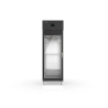 Armoire noire de maturation viande - 1 porte vitrée - Éclairage LED - Intérieur inox AISI-304 - Extérieur noir