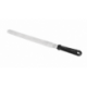 Spatule en inox étroite plate 13 cm - noir