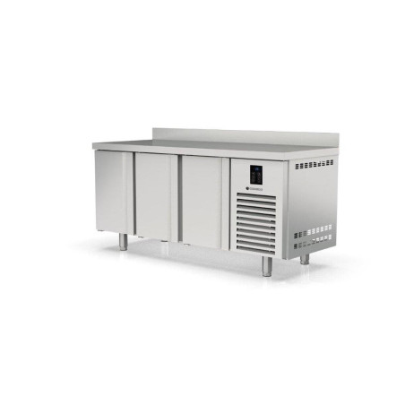 Meuble 700 positif - Série GASTRO - Température -2°/+8°C - 3 portes - Capacité 450L - Inox AISI-304 - Éco énergie