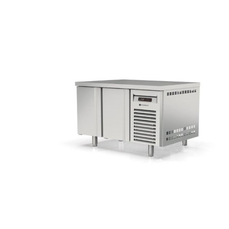 Meuble 800 positif - Série PÂTISSIER 600x400 - Température -2°/+8°C - 2 portes - Capacité 375L - Inox AISI-304