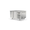 Meuble 800 positif - Série PÂTISSIER 600x400 - Température -2°/+8°C - 2 portes - Capacité 375L - Inox AISI-304