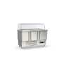 Meuble saladette 700 positif - GASTRO - T° 0°/+8°C - 3 portes - 320L - Inox AISI-304 - Éco énergie - Alarme temp.