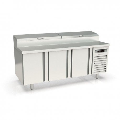 Meuble de préparation 800 positif - 3 portes