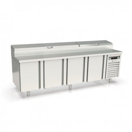 Meuble de préparation 800 positif - 4 portes