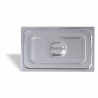 Couvercle Bac Gastronorme Inox 18/10 - GN1/6 - 176x162 - Pour Bacs Inox - Température -40/+90°C