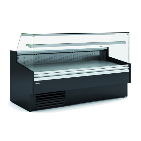 Vitrine horizontale - Acier plastifié - Inox AISI-304 - Isolation PU - LED - Froid ventilé - 2945 x 940 x 1235 mm