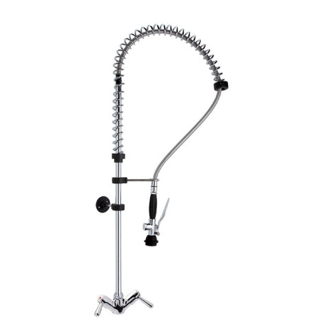 Robinet douchette 2 voies - Laiton chromé - Ergonomique - Accessoires inclus - Gamme industrielle
