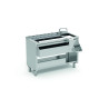 Meuble cocktail 1200MM - Évier droit - Acier inox 304 - Finition satinée - Robinet inclus