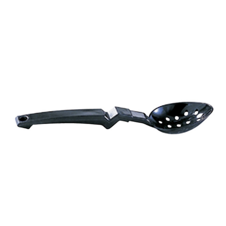 Cuillère de service en copolyester - avec trou- noire perforée - 32 cm