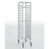 Échelle gastro inox 20 niveaux - GN2/1 - Roues 125 mm - Démontée - 645x735x1855 mm