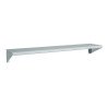 Étagère inox 1200x250 mm - Bords arrondis - Montage facile - AISI-304 18/10 satiné