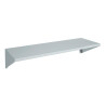 Étagère inox AISI-304 - 2000x400 mm - Bords arrondis - Montage facile - Solide & résistante