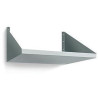 Support micro-ondes inox - AISI-304 18/10 - Passe-câbles - Montage facile - Visserie fournie