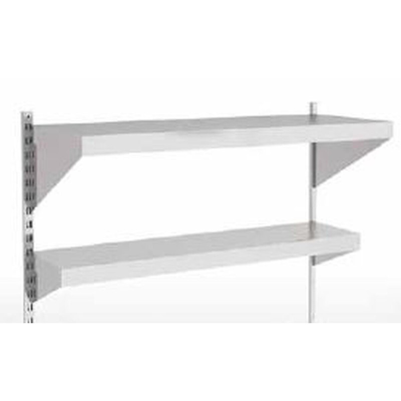 Étagère murale inox AISI-304 - 1000x400 mm - Réglable - Finition satinée