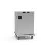 Chariot chaud inox 18/8 - Thermostat numérique - Porte 270° - Serrure clé - 1600W