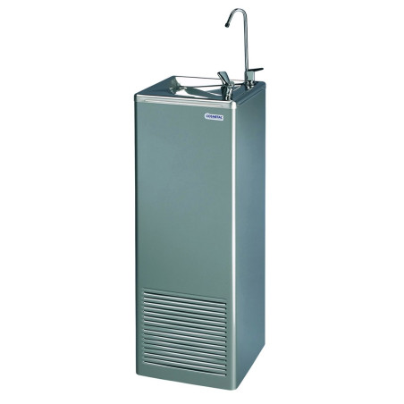 Fontaine RIVER - Eau froide - 55 L/h - Banc de glace - Gris métal - Cuvette inox