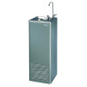 Fontaine RIVER - Inox 18/10 - Débit continu - Eau ambiante - Cuvette arrondie - 2 sorties