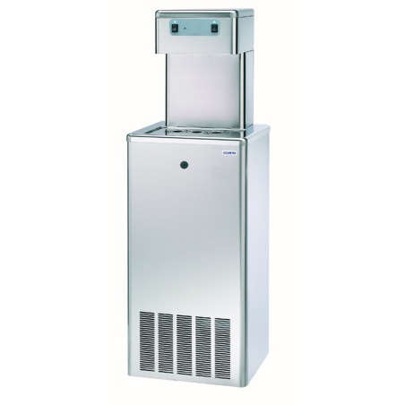 Refroidisseur NIAGARA - Sol - Détente directe - Inox 18/10 - Débit 100/180L - 2 sorties ajustables