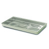 Réceptacle inox raccordable - Vidange 3/8 - 428x248x28 mm - Compatible NIAGARA & JET IN
