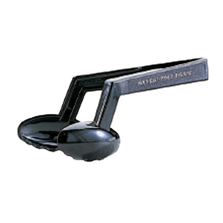 Pince de service noire 25,5 cm - sans clips