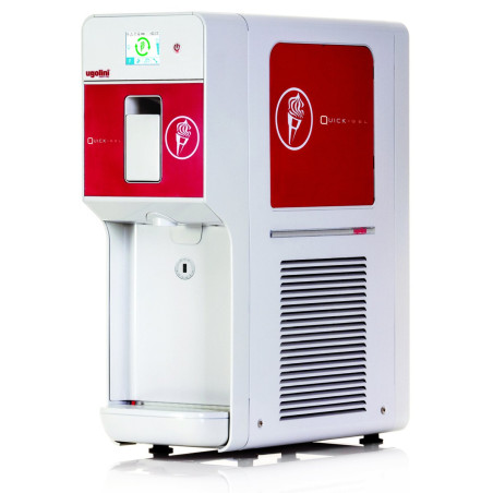 Distributeur de glaces QUICKGEL 4L - 135kg/h - Panneau intuitif LED - Remplissage facile